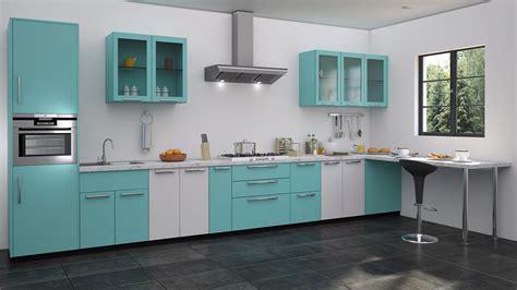 Straight shaped modular Kitchen Designs