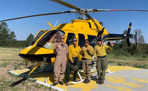 An all-female helitack crew on a flight in Arizona - Fire Aviation