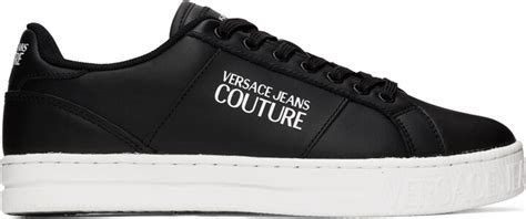 Versace Jeans Couture Black Logo Sneakers - ShopStyle