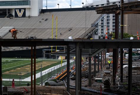 Vanderbilt football construction updates at FirstBank Stadium