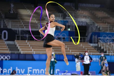 Long dominated by Russia, rhythmic gymnastics rising in US