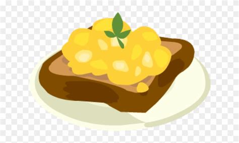 Breakfast Clipart Scrambled Egg - Illustration, HD Png Download - 640x480(#909351) - PngFind