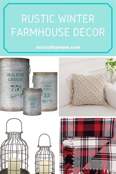 Rustic Winter Farmhouse Decor You Will Love! - Our Crafty Mom