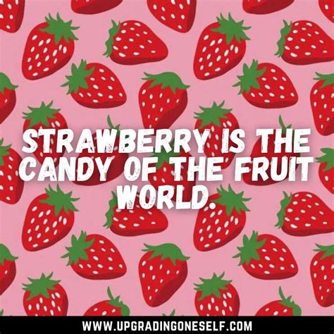 Top 17 Cheerful Quotes About Strawberry To Blow Your Mind