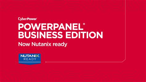 PowerPanel® Business Edition Software Release Now Nutanix Ready ...