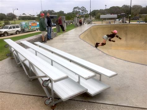 Aluminum Bleacher Tiered Seating | Margaret River Event Hire Equipment