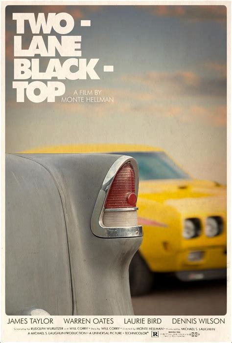 Two-Lane Blacktop (1971) [810x1200] Best Movie Posters, Cinema Posters ...