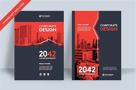 Premium Vector | Corporate Book Cover Design Template