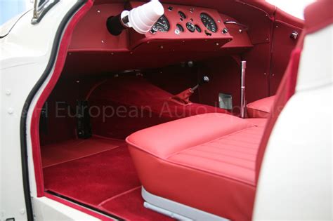 Gallery: Jaguar XK120 Red Interior – K&H European Auto Upholstery