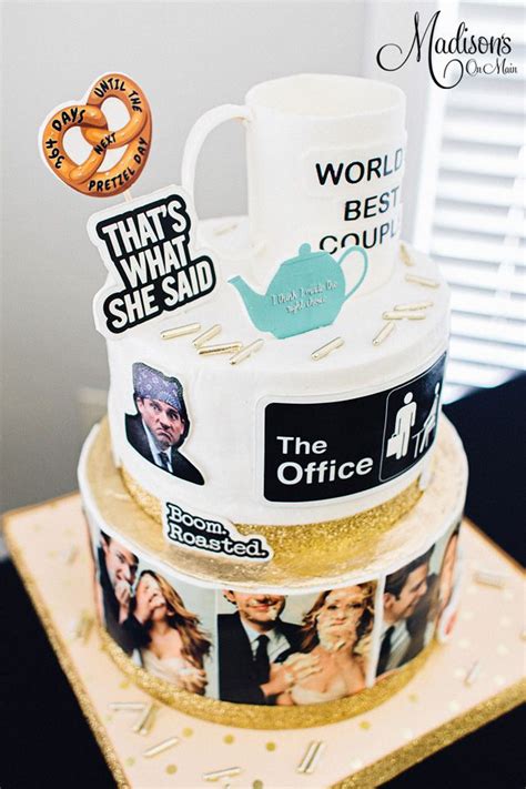 The Office Cake. #theoffice | Couple shower, The office, Birthday