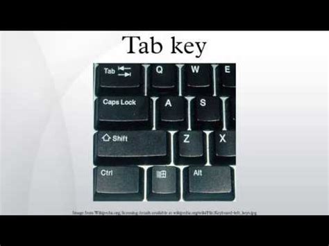 Tab key - YouTube