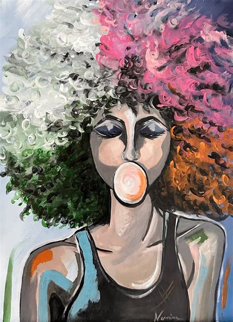 Bubble Gum Painting by Nermine Hanna | Saatchi Art