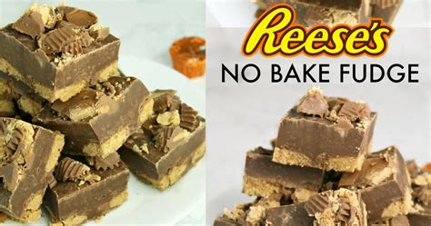 Reese's Peanut Butter Cup Fudge - No Bake - 3 Ingredients