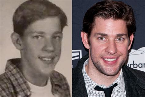 john-krasinski-yearbook-high-school-young-red-carpet-2012-photo-split