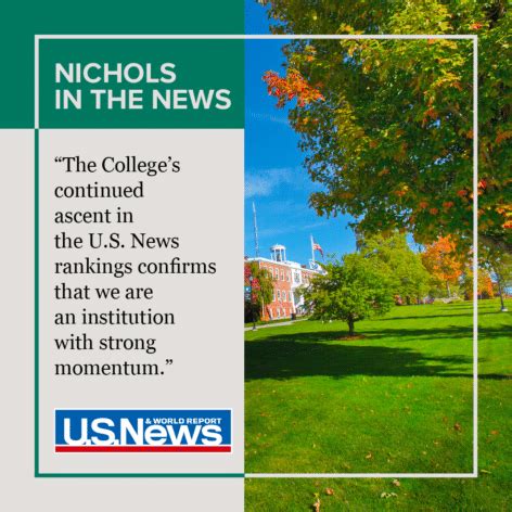 Nichols College rises in U.S. News Best Colleges rankings