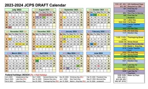 JCPS' school calendar for 2023-24 includes an extended fall break