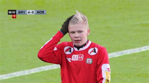 14 year old Erling Haaland was INSANE - YouTube