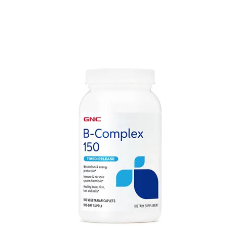 B-Complex 150 - 100 Timed Release Tablets (100 Servings) | GNC