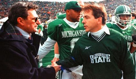 Former Michigan State Spartans coach Nick Saban was always seen as brilliant football mind ...