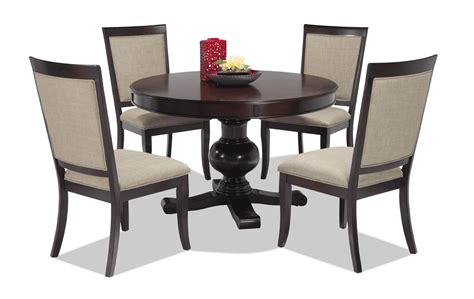 Gatsby Round 5 Piece Dining Set with Side Chairs | Bobs.com
