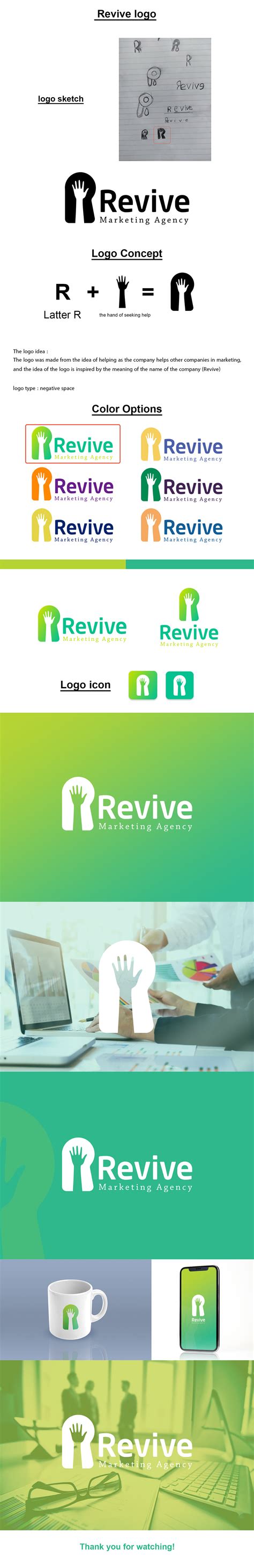 Revive logo on Behance