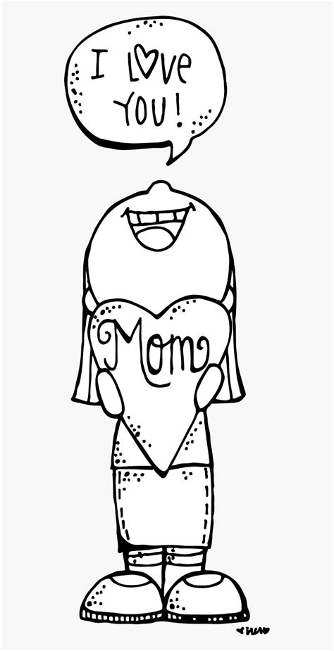 Melonheadz Mothers Day Clipart Black And White, HD Png Download , Transparent Png Image - PNGitem