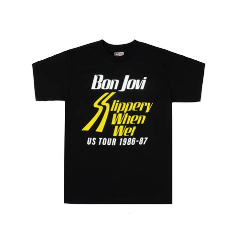 Bon Jovi Slippery When Wet Vintage Tour T-Shirt - Bon Jovi Official Store