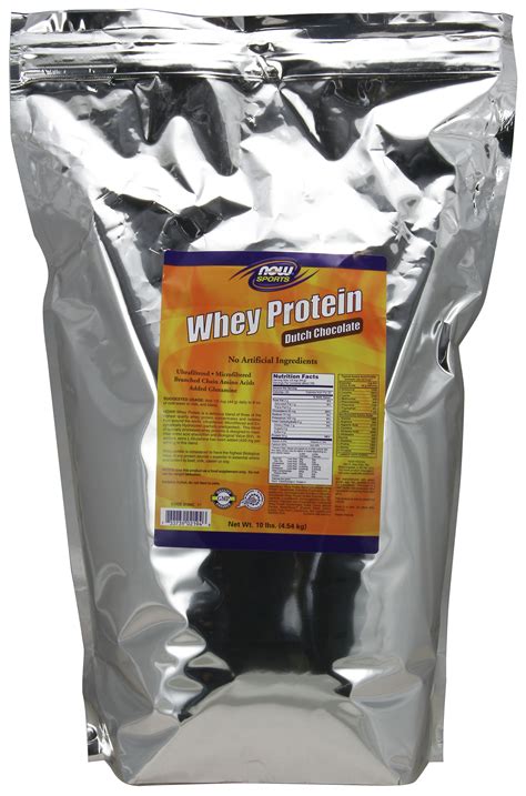 Now Whey Protein Chocolate, 10 Lb - Walmart.com