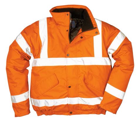 Hi Vis Orange Bomber Jacket | Safety Stock