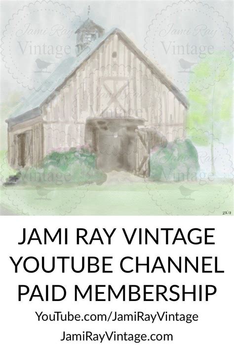 Jami Ray Vintage YouTube Channel Membership | Youtube, Channel, Vintage