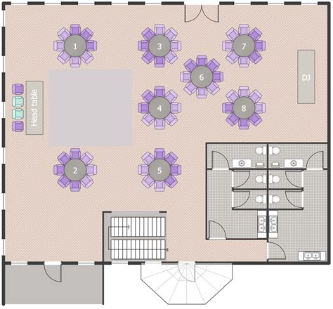 Banquet Hall Floor Plan - The Floors