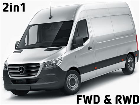 Mercedes Sprinter Van 3D Model