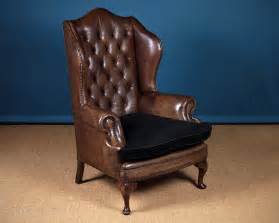 Classic High Back Leather Fireside Armchair C.1930 ac049a4596 / 30603 - Antiques Atlas