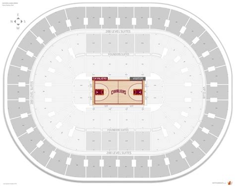 cleveland cavaliers seating chart | Seating charts, Quicken loans arena, Chart