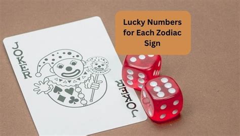 Lucky Numbers for Each Zodiac Sign - Cool Astro