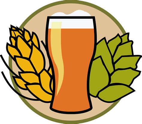 Hops clipart beer logo, Hops beer logo Transparent FREE for download on ...