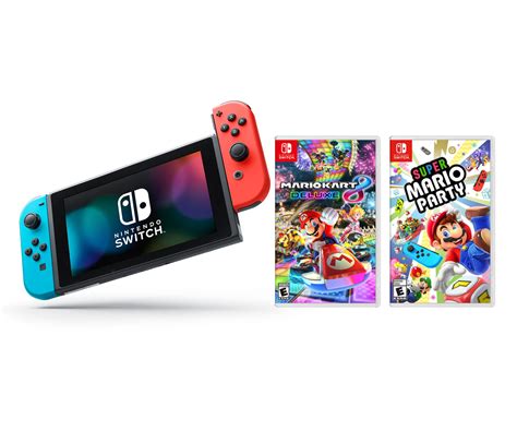 Buy Nintendo Switch Mario Party Bundle: Super Mario Party, Mario Kart 8 ...