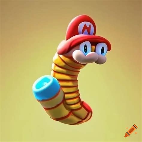 Super mario sunshine giant eel on Craiyon