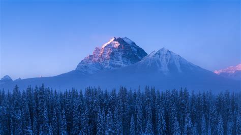 Alberta Canada Snow Mist Mountains 15k Wallpaper,HD Nature Wallpapers ...