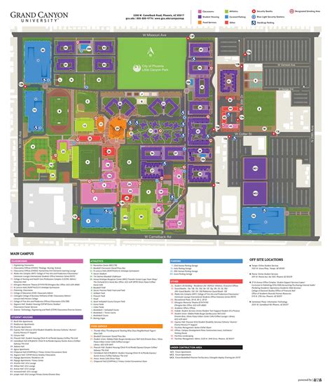 GCU Interactive Campus Map :: Behance