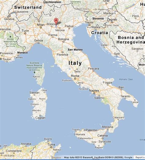 Map Of Italy Lake Garda Region - Dorisa Josephina