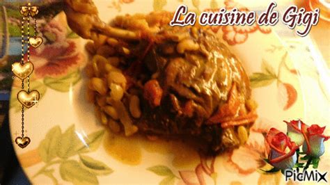 Cuisses de canard sur ses flageolets au miel et au vin rouge au cookéo - La-cuisine-de-gigi
