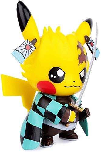 ZELONG | Demon Slayer Action Figures | Pika Pika Cosplay Tanjiro Kamado ...