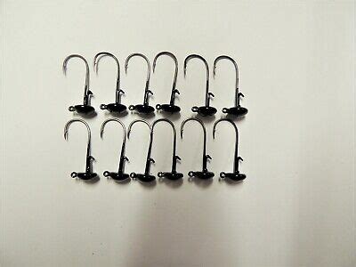 (12) ASSORTED NED RIG JIG HEADS / OWNER HOOKS / 4 COLOR CHOICES | eBay