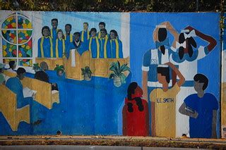 Fayetteville Street Art | Wall murals along street next to F… | Flickr