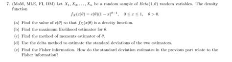 statistics - Determine variance using delta method for determined estimators - Mathematics Stack ...