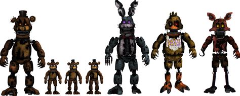 Classic Nightmare Animatronics by LivingCorpse7 on DeviantArt