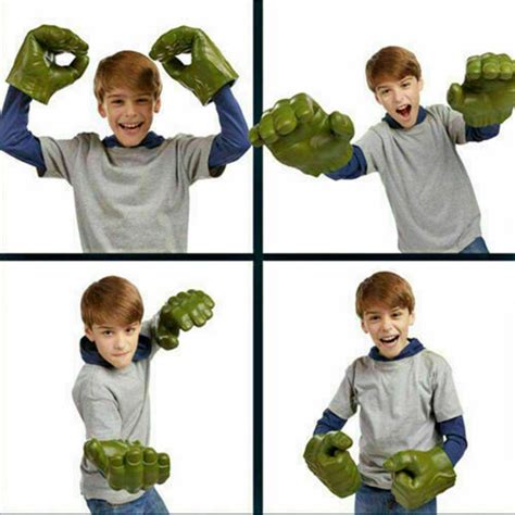 ถุงมือคอสเพลย์ Hulk Smash Hands The Avengers แบบนิ่ม ของเล่นปาร์ตี้ ...