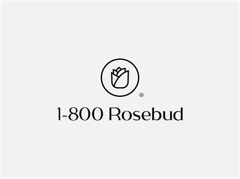 1-800 Rosebud Logo by Vishesh Tiwari on Dribbble