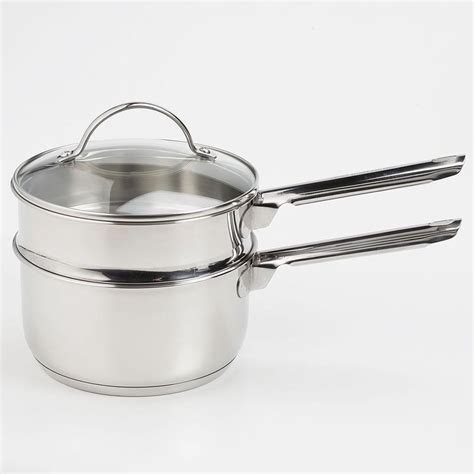 Stainless Steel Double Boiler, Pots and Pans - Lehman's